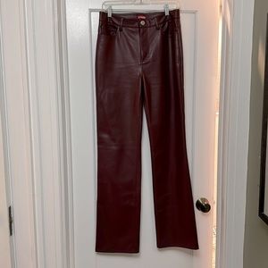 STAUD bootcut pants . Soft leather.